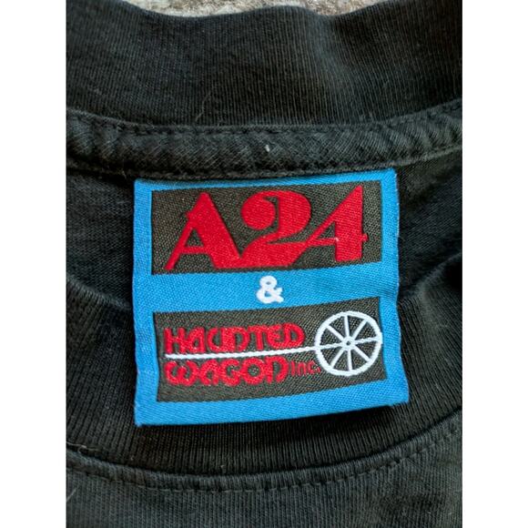 A24 x Online Ceramics x The Curse T-Shirt Elara Bulldozer, Black - Size XL - Picture 3 of 16